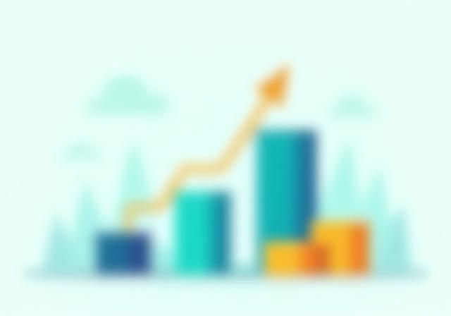 Ilustración representando crecimiento financiero y oportunidades