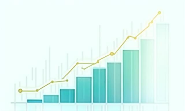 Ilustración de crecimiento financiero con gráficos y flechas para artículo de inversión